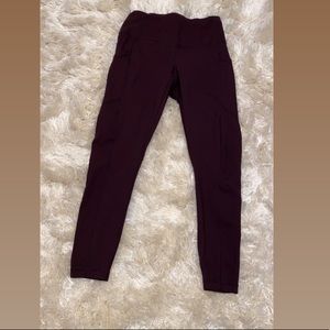 Yogalicous Maroon Leggings